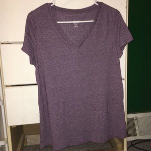 Purple V-Neck T-Shirt